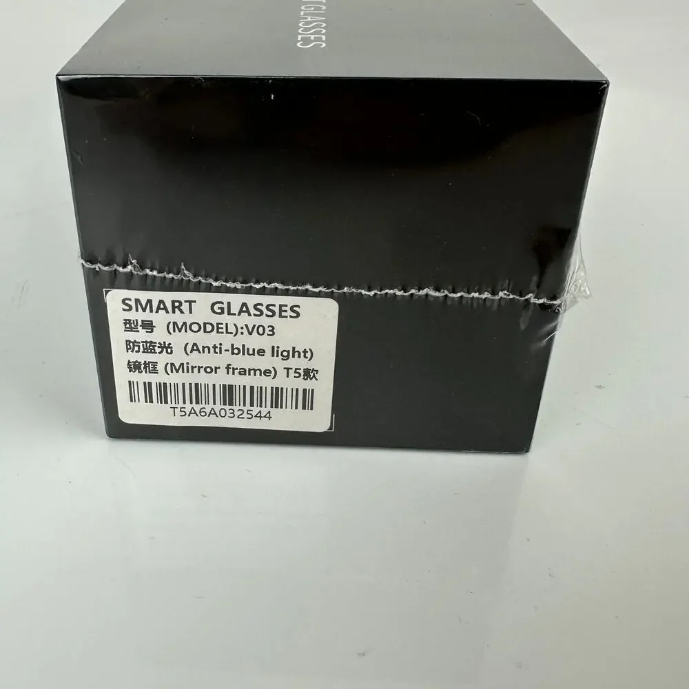Smart Glasses Model V03 Anti-Blue Light Mirror Frame T5 New Sealed
